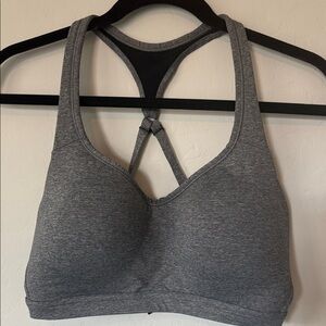 Sweaty Betty Charcoal Sports Bra 34DD, EXC COND!